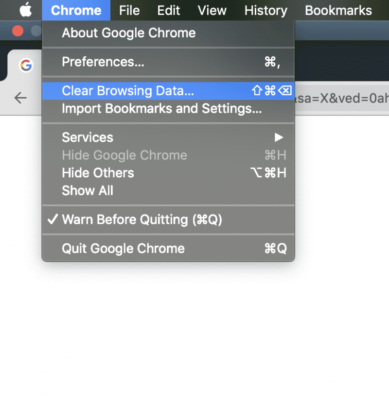 clear cache google chrome phone
