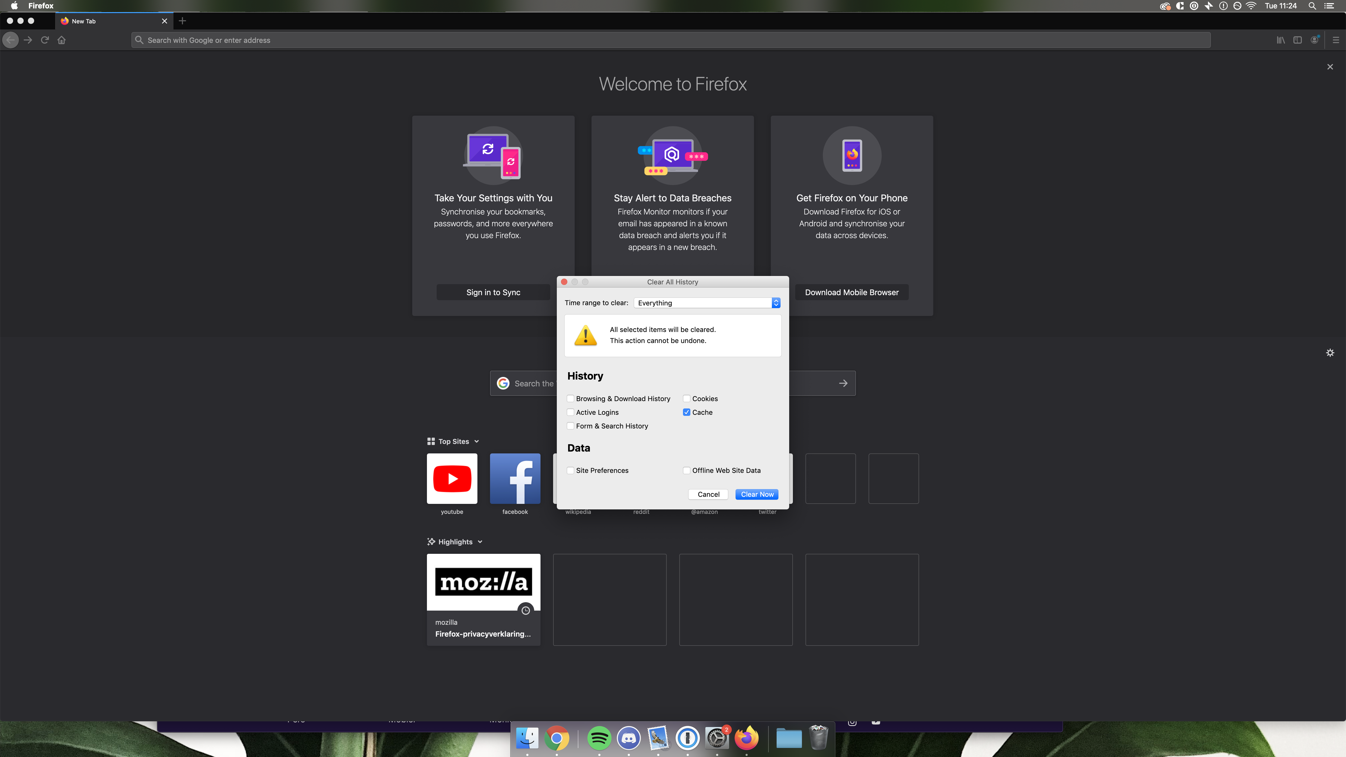 how do i uninstall mozilla firefox on a mac